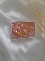 Baptism Christening Candle Trio, stole, rosary beads, Embroidered Hand Towel and keepsake box