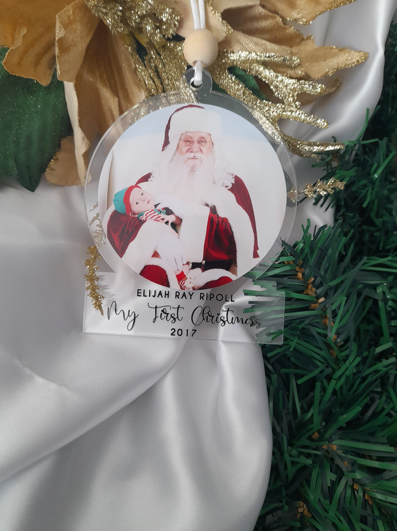 MY 1ST CHRISTMAS PHOTO ORNAMENT