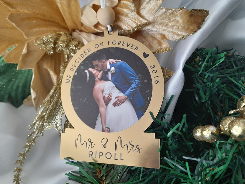 WEDDING PHOTO ORNAMENT