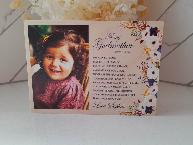 GODPARENT THANK YOU BLOCK GIFT BOXED