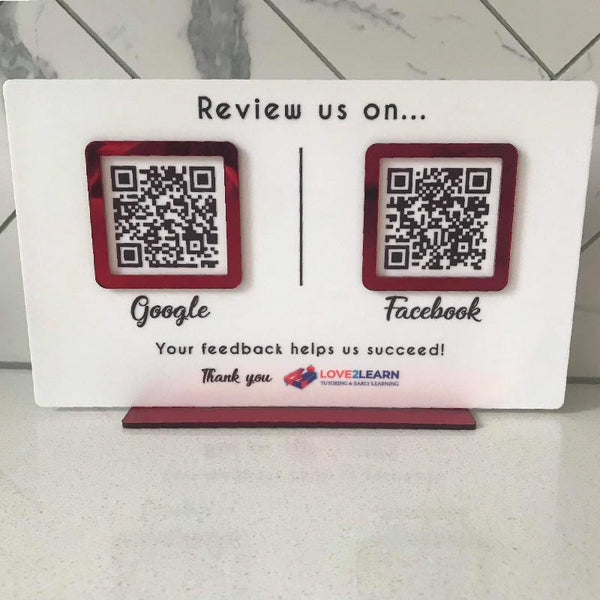 BUSINESS REVIEW US PRINTED SIGN